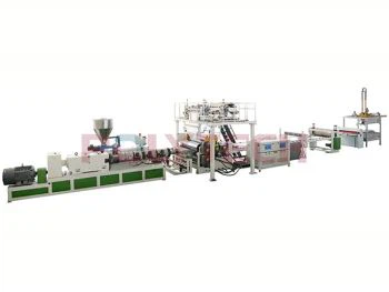 Пластмасови настилки, които правят машинна линия